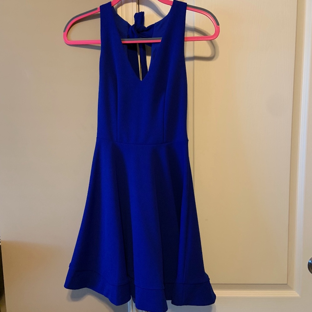B.Darlin Cobalt Blue Homecoming Dress